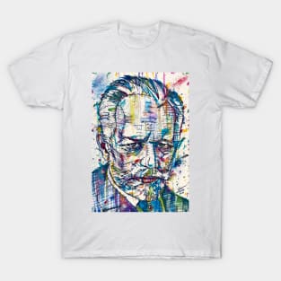 PYOTR ILYICH TCHAIKOVSKY - watercolor and ink portrait T-Shirt